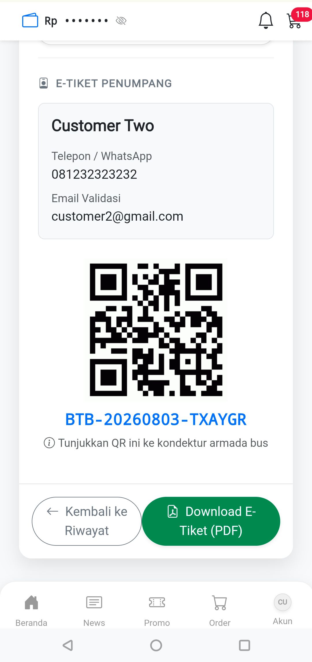 Cara Transaksi Tiket Transportasi
